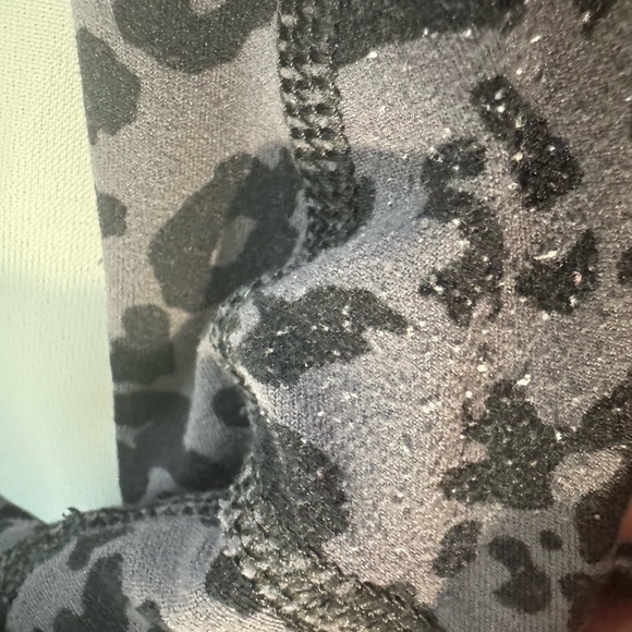 Athleta Black and Gray Animal Print Leggings - Picture 3 of 5